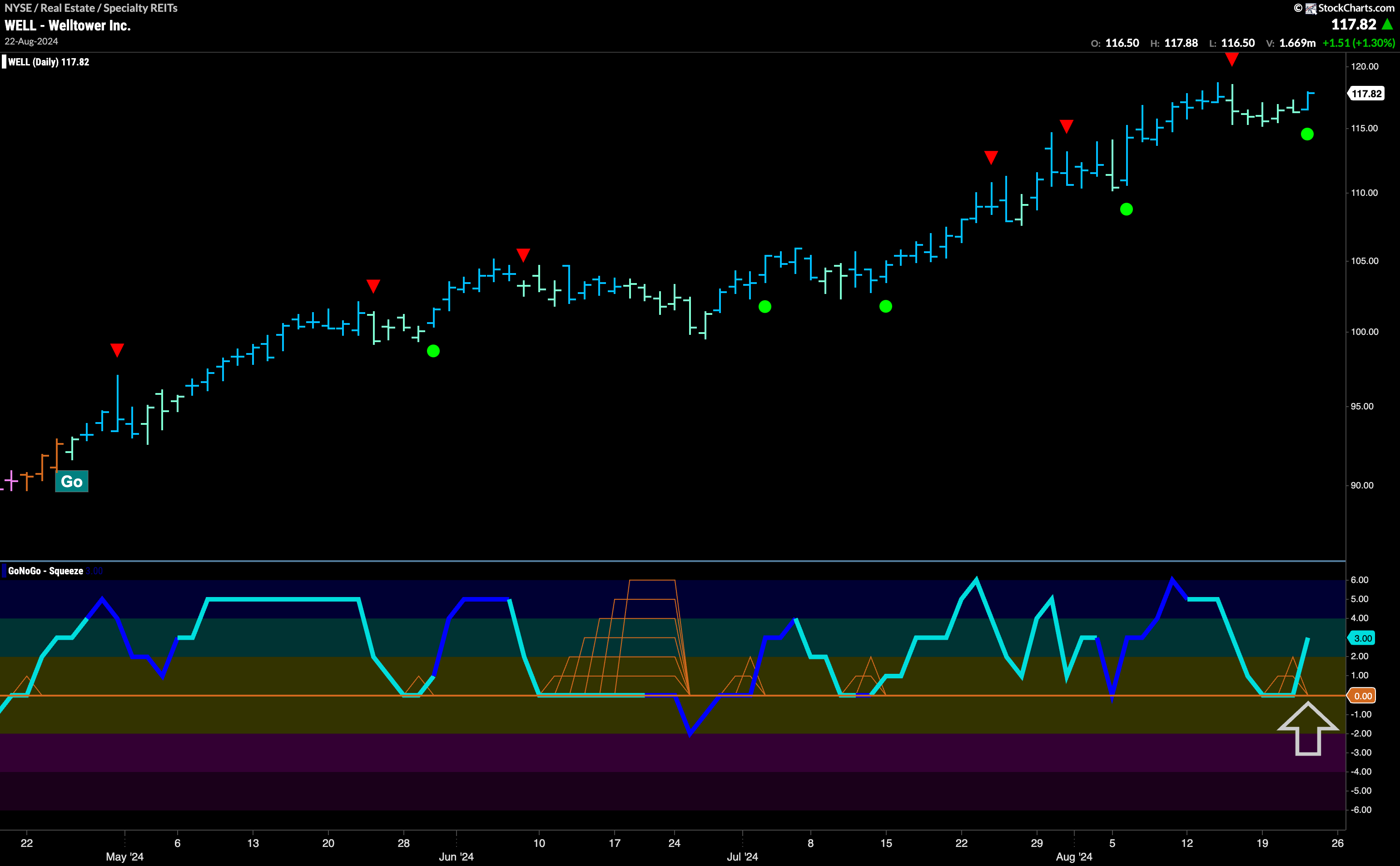 $WELL Sets Up For Another New High?